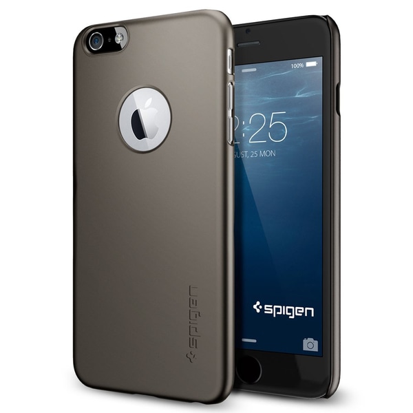 SPIGEN Ultra Thin Fit A Skal till Apple iPhone 6(S) Plus (Gunmet