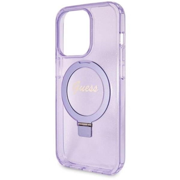Guess iPhone 13 Pro Max Mobile Cover Magsafe Script Glitter
