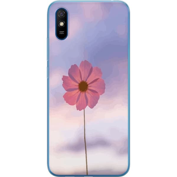 Mobilcover til Xiaomi Redmi 9AT med Rosa blomst