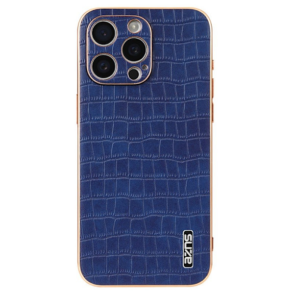 AZNS iPhone 14 Pro Max Plånboksfodral Konstläder - Blå