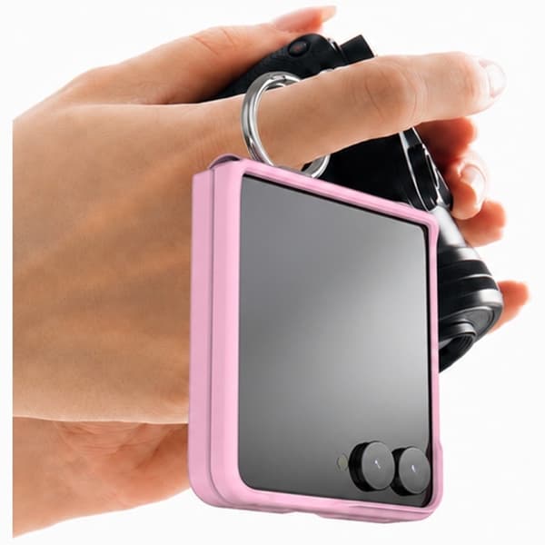 Araree Mobilskal För Galaxy Z Flip 8 Aero Flex R - Rosa Rosa