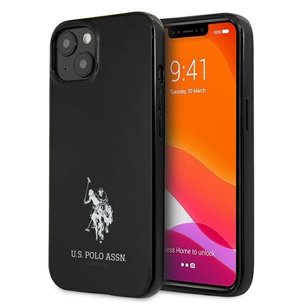 US Polo Horses Logo Cover iPhone 13 mini - Sort Black