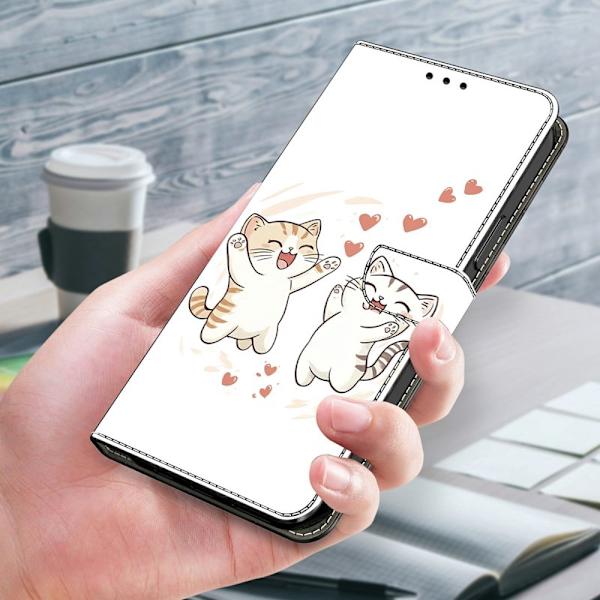Plånboksfodral för Samsung Galaxy S26 Plus Fällbart Stativ Konstläder - Svart