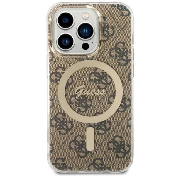 Guess Mobilskal till iPhone 14 Pro Max MagSafe - Brun Brun