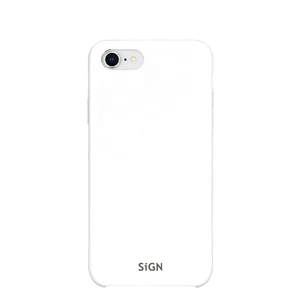 SiGN iPhone 7/8/SE (2020/2022) Skal Liquid Silicone - Vit Vit