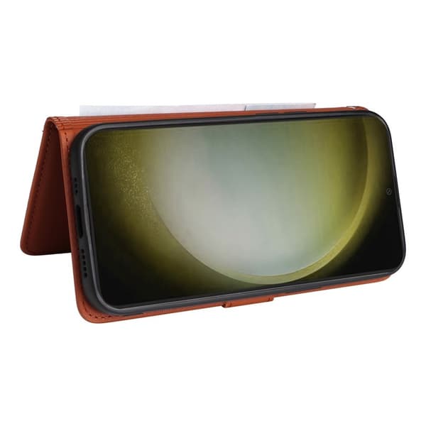 BETOPNICE Samsung Galaxy S24+ Plånboksfodral - Detachable Konstläder- Brun