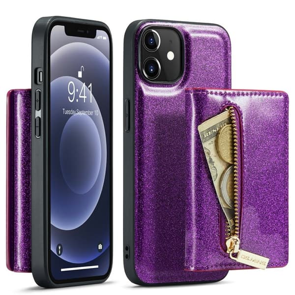 DG.MING M3 Series Mobilskal till iPhone 12/12 Pro Lila