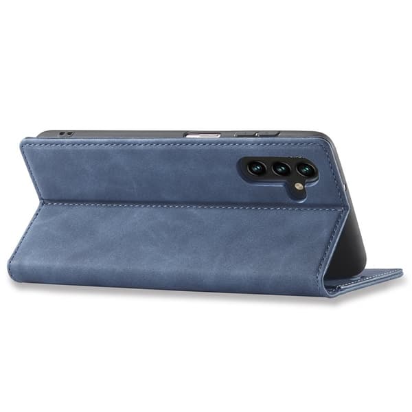 LC.IMEEKE Samsung Galaxy A54 5G Plånboksfodral Konstläder - Blå