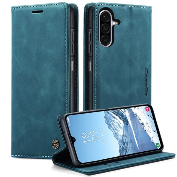 CASEME 013 Plånboksfodral för Samsung Galaxy A17 5G/4G - Blå