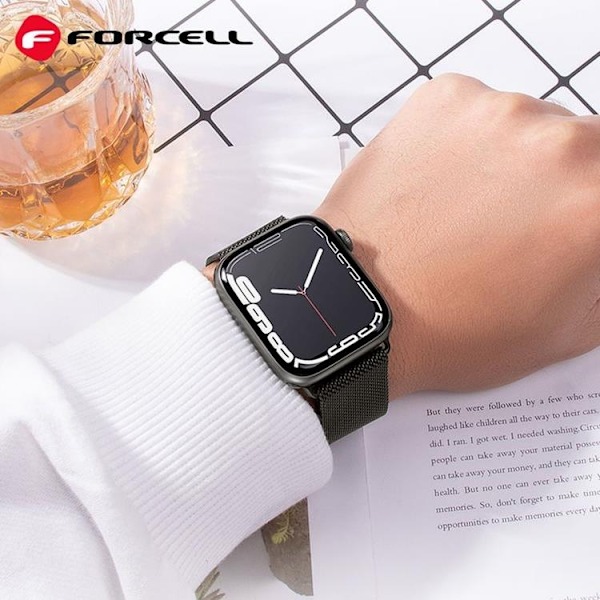 Forcell Apple Watch (38/40/41mm) Armband F-Design - Grön