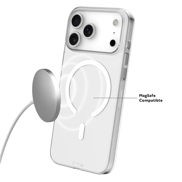 YOUNGKIT Mobilskal till iPhone 17 Pro MagSafe PC - Transparent Transparent
