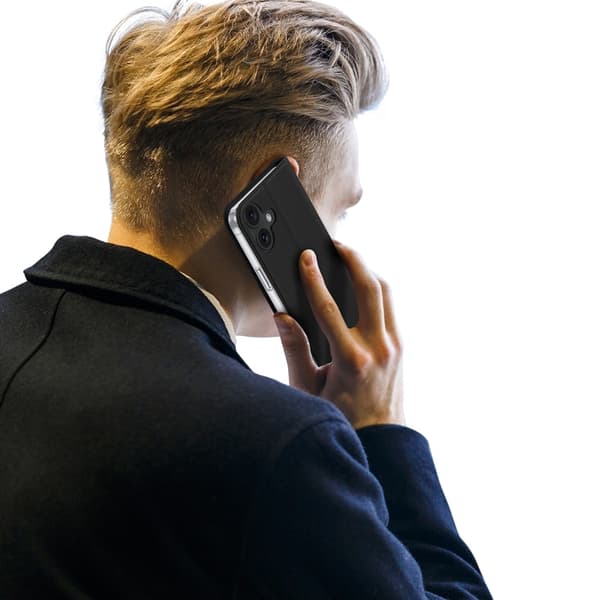 DUX DUCIS Skin Pro iPhone 16 Plus Plånboksfodral PU Läder - Svart Blå