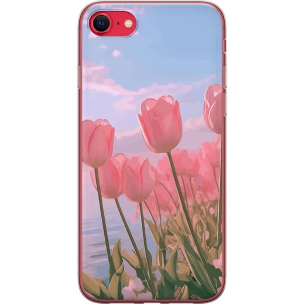 Mobilskal till Apple iPhone 7 med Rosa Tulpaner