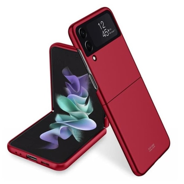Galaxy Z Flip 4 -kuori kumitettu - punainen