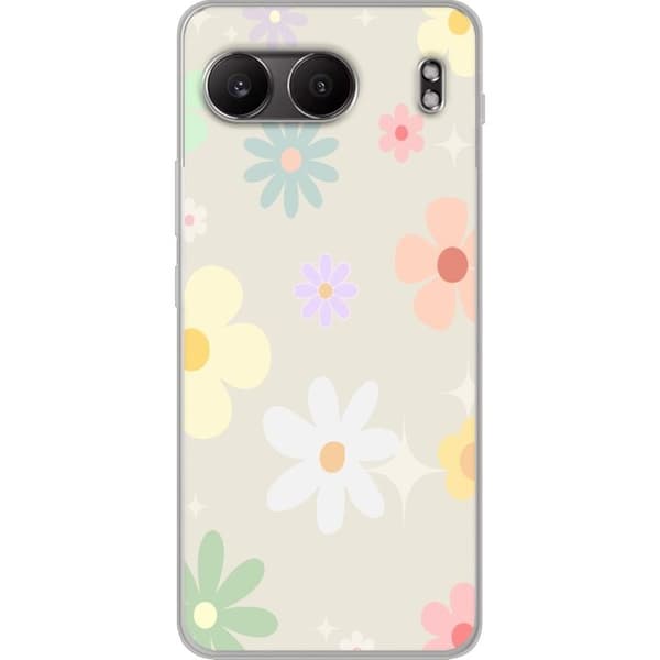 Mobilskal till OnePlus Nord 4 med fejdande blommor