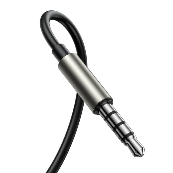 Joyroom Wired Series JR-EW03 Hörlurar med Tråd - Mörkgrå Grå