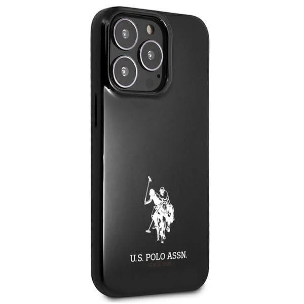 US Polo Horses Logo -kuori iPhone 13 Pro Max - Musta Black
