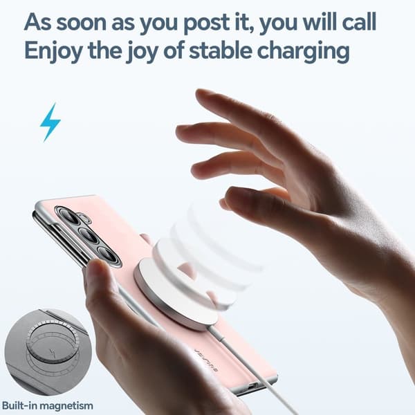 SULADA Mobilskal till Galaxy Z Fold5 5G Läder+PC - Lila