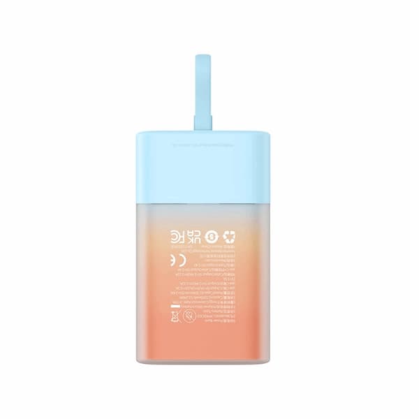 Baseus Powerbank 5200mAh Popsicle 20W - Blå/Orange Orange