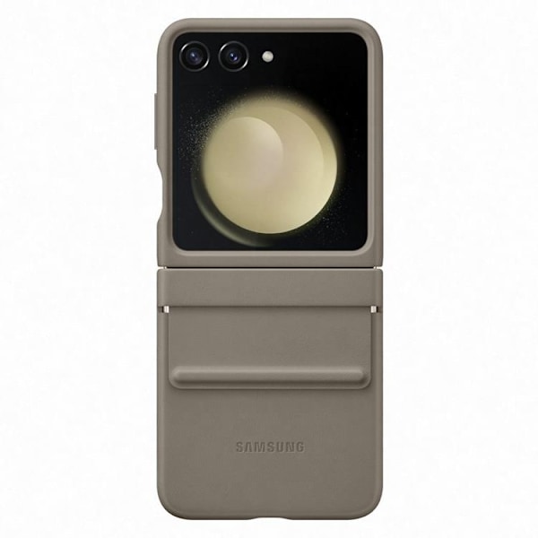 Samsung Galaxy Z Flip 5 Mobilskal Ekologisk Läder - Brun