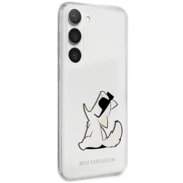 Karl Lagerfeld Galaxy S23 Plus -puhelimen kuori Choupette Fun - läpinäkyvä