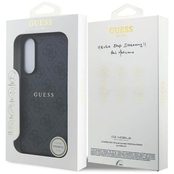 Guess Mobilskal till Galaxy S25 Edge MagSafe 4G Ring Classic