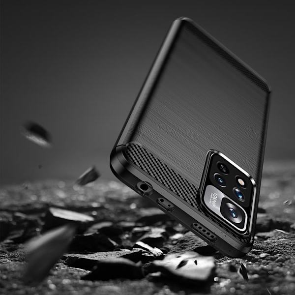 Carbon Flexible Skal Xiaomi Poco X4 NFC 5G - Svart Svart