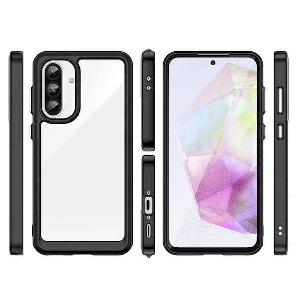 Mobilskal till Galaxy A56 Outer Space - Svart Black