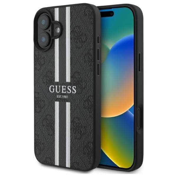 Guess iPhone 16 MagSafe 4G Printed Stripes telefonetui