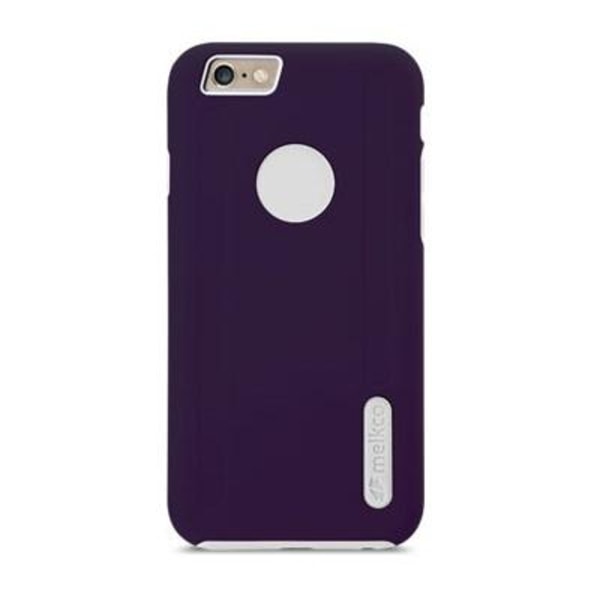 Melkco Cubal Combo -kuori Apple iPhone 6 / 6S:lle (violetti - valkoinen) White