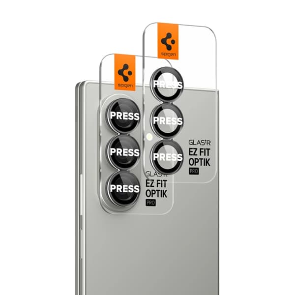 Spigen [2-Pack] Galaxy Z Fold 7/8 Ultra Härdat Glas Kameraskydd EZ Optik Transparent