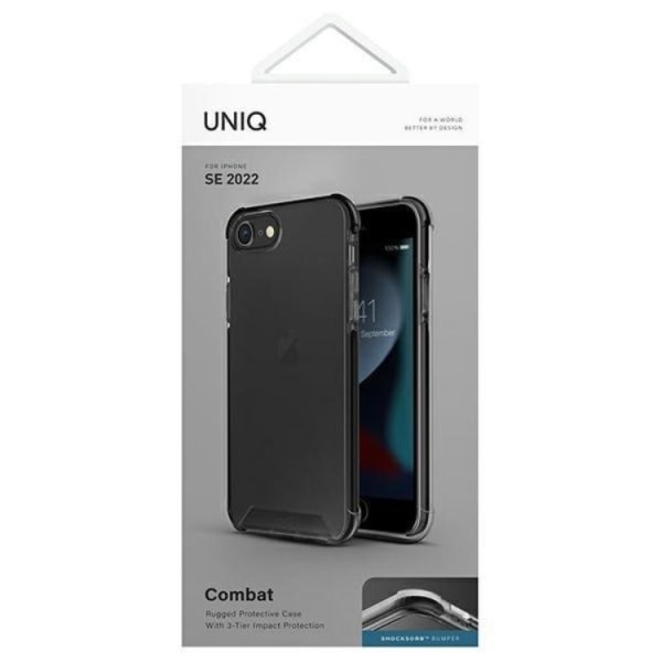 UNIQ iPhone 7/8/SE (2020/2022) Skal Etui Combat - Sort