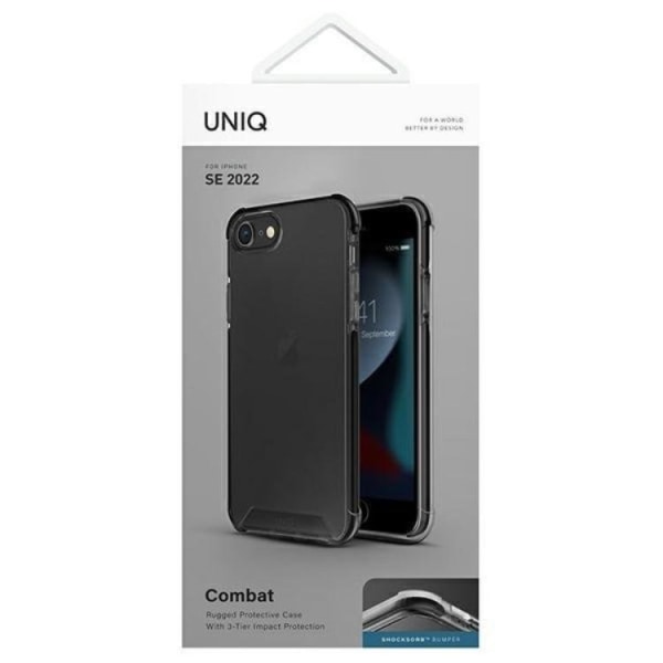 UNIQ iPhone 7/8/SE (2020/2022) Skal Etui Combat - Svart