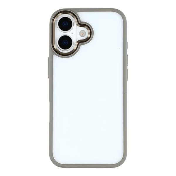 FULEXIN Mobilskal till iPhone 17 Crystal Clear - Titangrå Grå