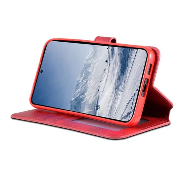 AZNS Mobilskal till Samsung Galaxy S23+ KonstLäder - Röd