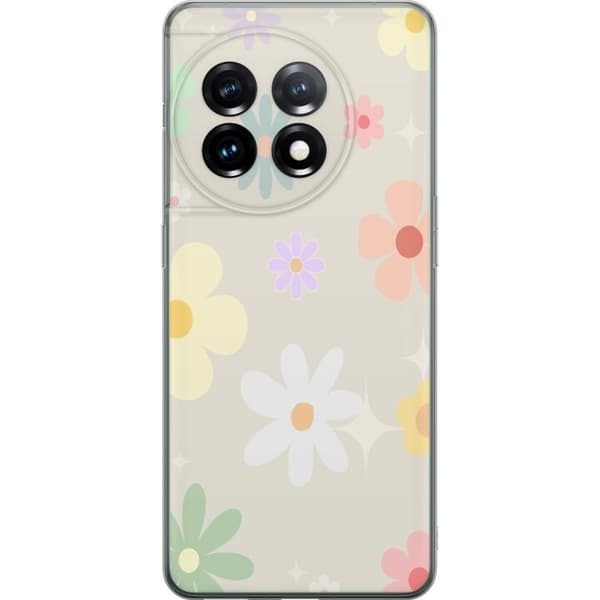 Mobilskal till OnePlus 11 med fejdande blommor