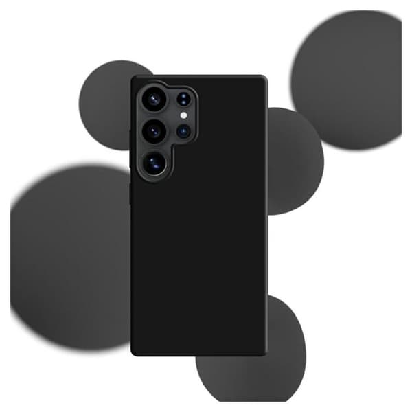 3MK Telefontaske til Galaxy S25 Ultra Silikone - Sort Black