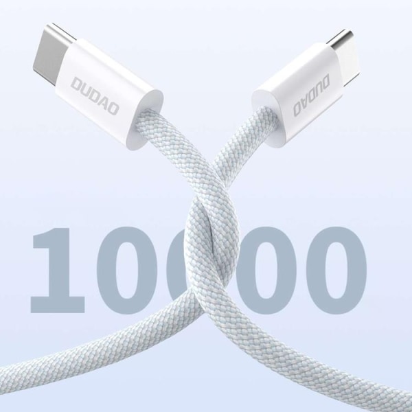 Dudao L6C USB-C - USB-C Kabel PD 60W 2m - Ljusblå