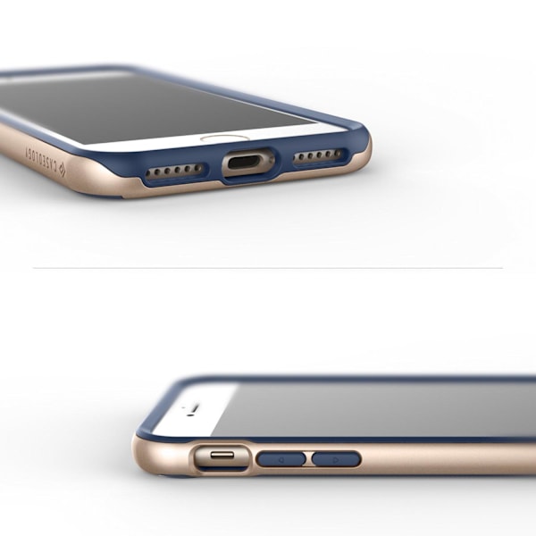 Caseology Envoy Äkta Läder Skal iPhone 7 Plus - Blå Blå