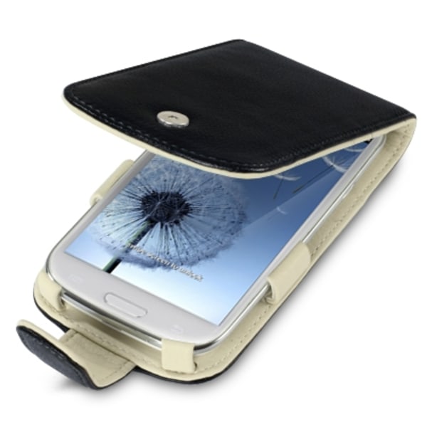 Äkta läder mobilväska till Galaxy S3 i9300