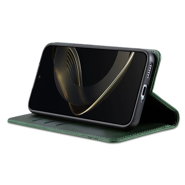 AZNS Xiaomi 14T Plånboksfodral Konstläder - Grön