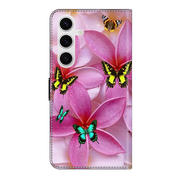 Plånboksfodral för Samsung Galaxy S26 Plus Mönstertryck Ställ - Rosa