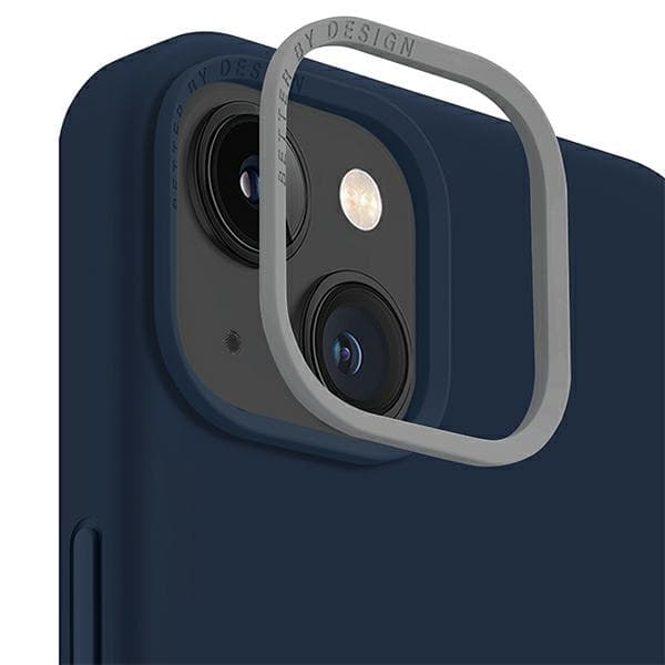 UNIQ Mobilskal till iPhone 14 Plus MagSafe Lino - Marinblå