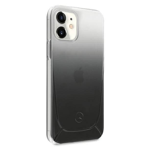 Mercedes Case kuori iPhone 12 mini 5,4\" Transparent Line Musta Black