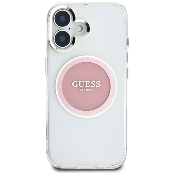 Guess Mobilskal till iPhone 16 MagSafe IML Colored Circle
