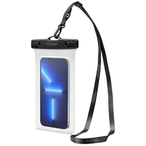 Spigen Universala Vattentät Mobilväskor A601 - Crystal Clear Transparent