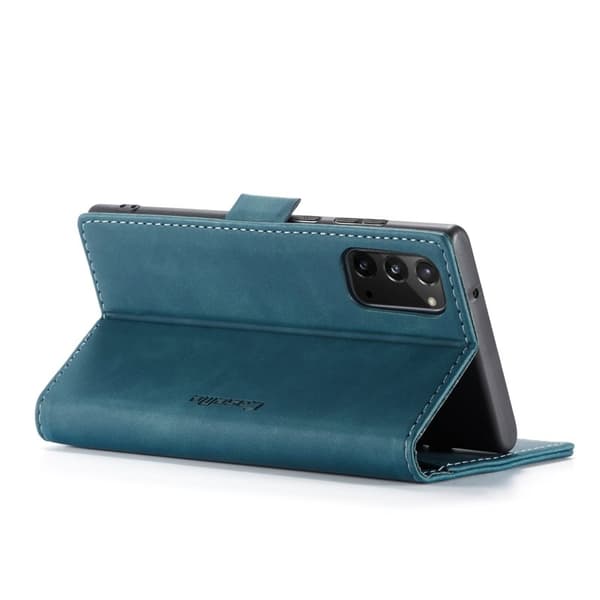 CASEME 013 Series Plånboksfodral för Samsung Galaxy Note20 - Grön