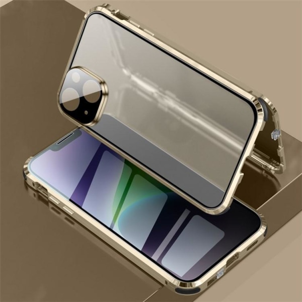 iPhone 14 Plus -kotelo Anti-Spy Metal - kultaa