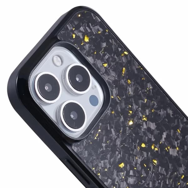Mobilskal till iPhone 16 Pro Max Aramid Fiber Forged - Guld Guld