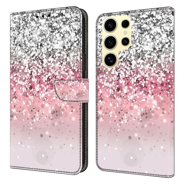 Samsung Galaxy S26 Ultra Plånboksfodral Magnetlås 3D Mönster Konstläder Gradient